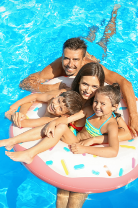 Bild von Tageskarte Familie 2 Erw. + 2 Kinder Freibad