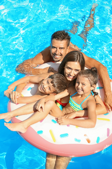Bild von Tageskarte Familie 2 Erw. + 2 Kinder Freibad